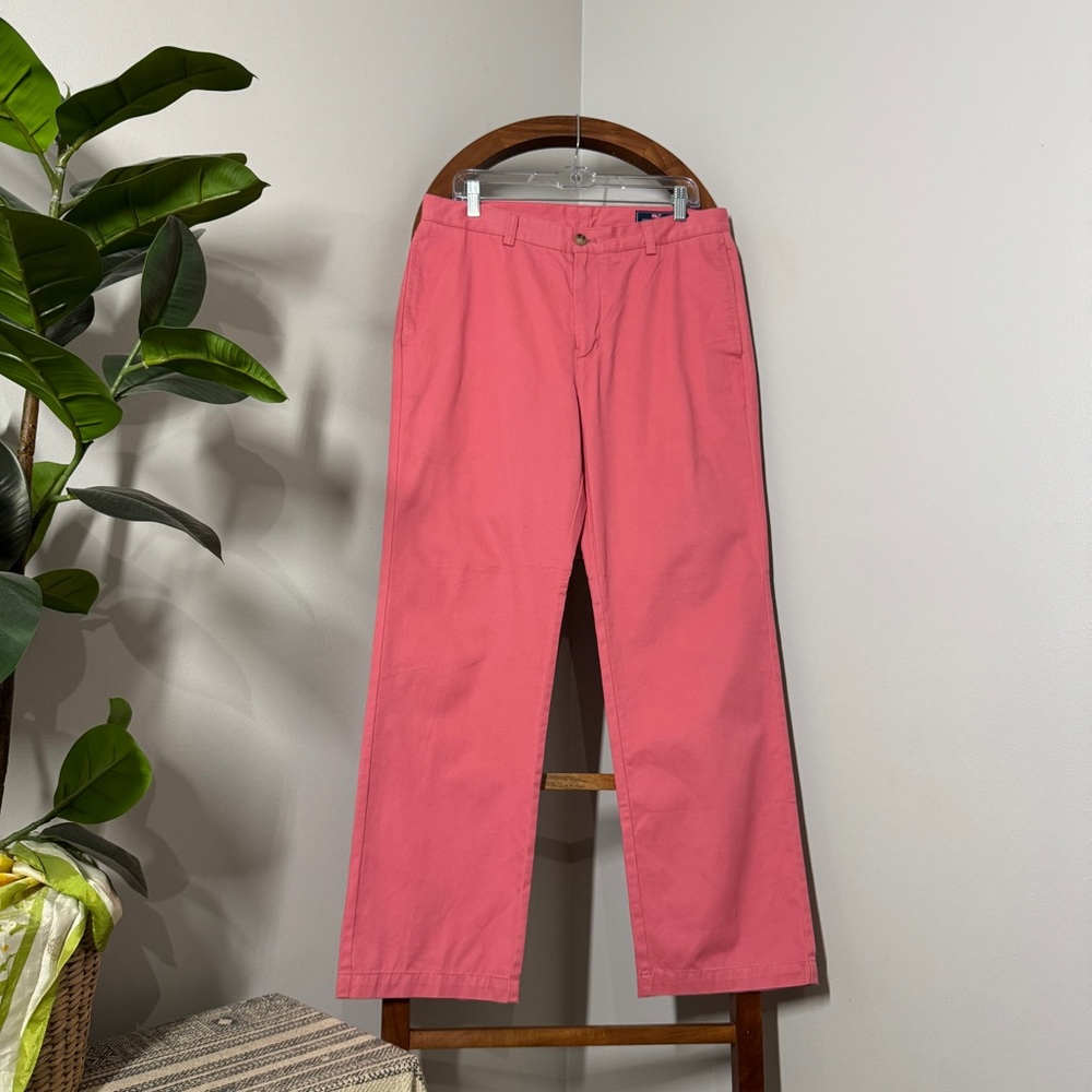 Vineyard Vines Salmon Pink Club Pants Men's Size 33 x 30